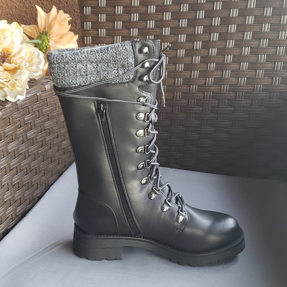 MIA JESON LACE-UP BOOTS